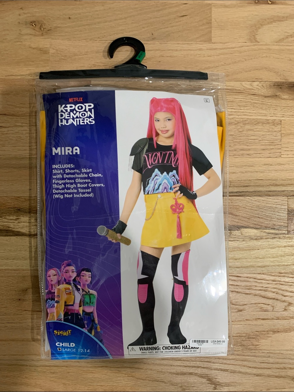 Netflix K-Pop Demon Hunters Mira Costume – Yellow & Pink New spirit halloween